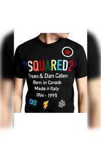 Dsquared2 Doodle Logo T-Shirt Weiß Herren