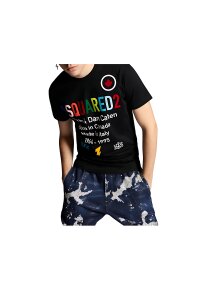 Dsquared2 Doodle Logo T-Shirt Weiß Herren