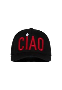 Dsquared2 Ciao Logo Baseball Cap Schwarz Unisex