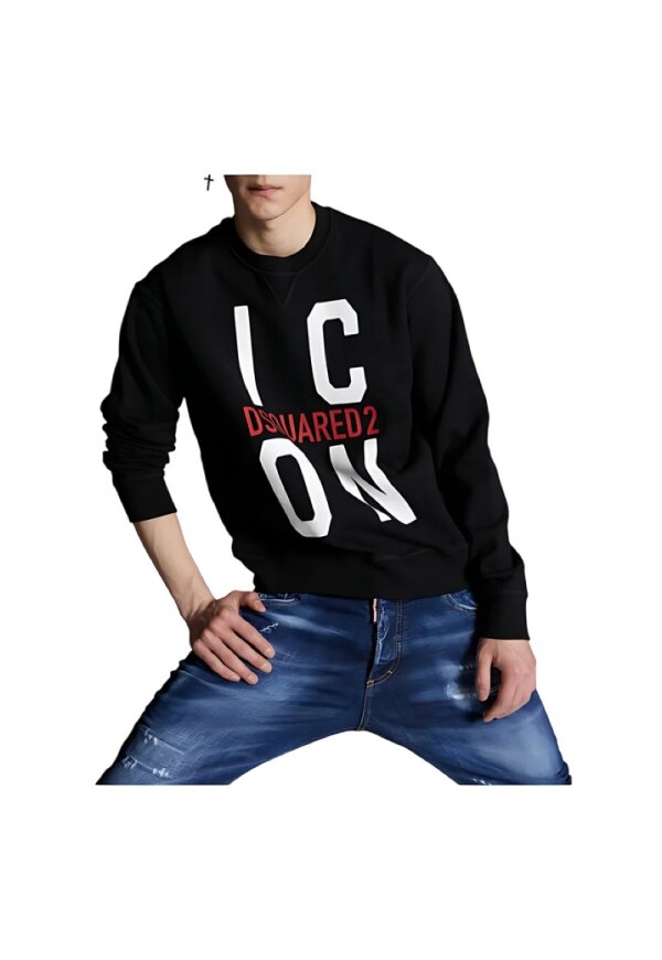 Dsquared2 Icon Sweatshirt Schwarz Herren