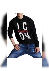 Dsquared2 ICON Sweatshirt Schwarz Herren
