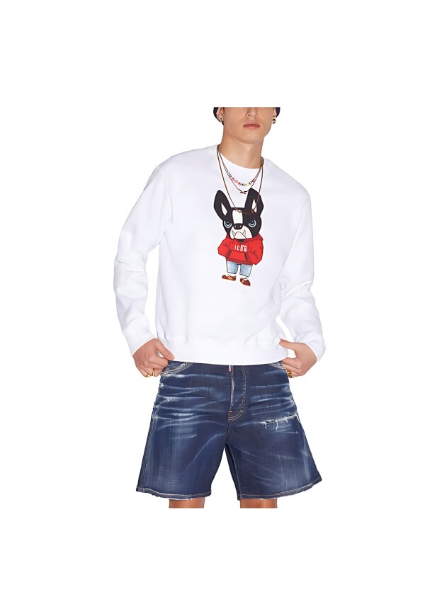Dsquared2 Red Ciro Sweater Weiß Herren