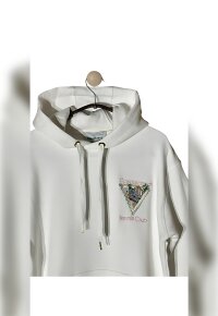 Casablanca Tennis Club Icon Hoodie WeißHerren