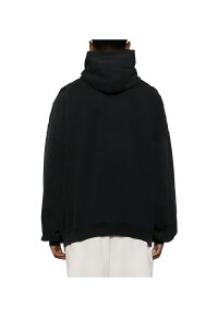 Balenciaga Paris Liberty distressed Hoodie Schwarz Herren