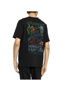 Casablanca Pentathlon T-Shirt Schwarz Herren