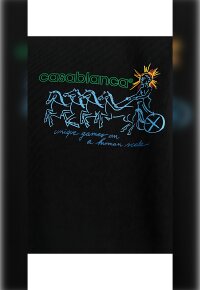 Casablanca Pentathlon T-Shirt Schwarz Herren