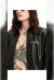 Palm Angels Lederjacke Schwarz Herren