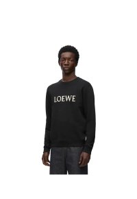 Loewe Sweatshirt Herren schwarz Designer Pullover