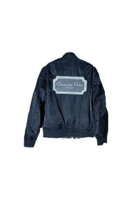 Dior Couture Bomberjacke dunkelblau Herren Luxus Designer...