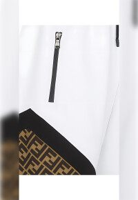 Fendi Diagonal Bermudashorts Schwarz Herren