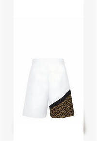 Fendi Diagonal Bermudashorts Schwarz Herren