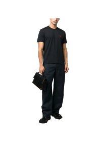 Ami de Coeur T-shirt Schwarz Herren mit Stickerei