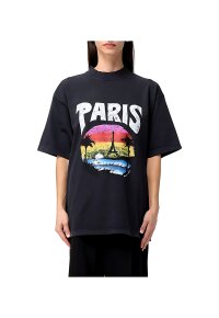 Balenciaga Tropical T-Shirt Schwarz Unisex