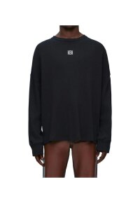 Loewe Oversize Langarm T Shirt Unisex schwarz