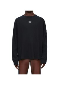 LOEWE Oversize langarm T-Shirt Schwarz Herren