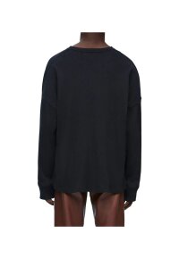 LOEWE Oversize langarm T-Shirt Schwarz Herren
