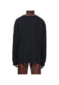 LOEWE Oversize langarm T-Shirt Schwarz Herren