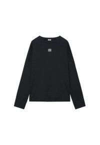 LOEWE Oversize langarm T-Shirt Schwarz Herren