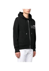 Dsquared2 Logo Print Kapuzenjacke Schwarz Herren