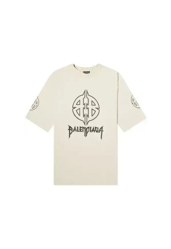 Balenciaga Unisex T Shirt Weiß Medium Fit