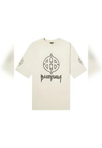 Balenciaga T-Shirt Unisex Weiß