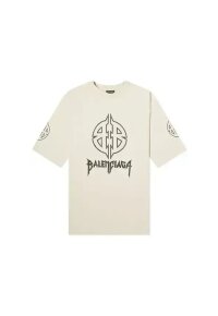 Balenciaga Unisex T Shirt Weiß Medium Fit