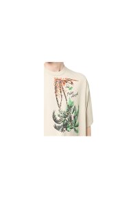 Palm Angels Palm Print T-Shirt Weiß Herren