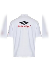 BALENCIAGA 3B Sports Icon  T-Shirt Weiß Unisex