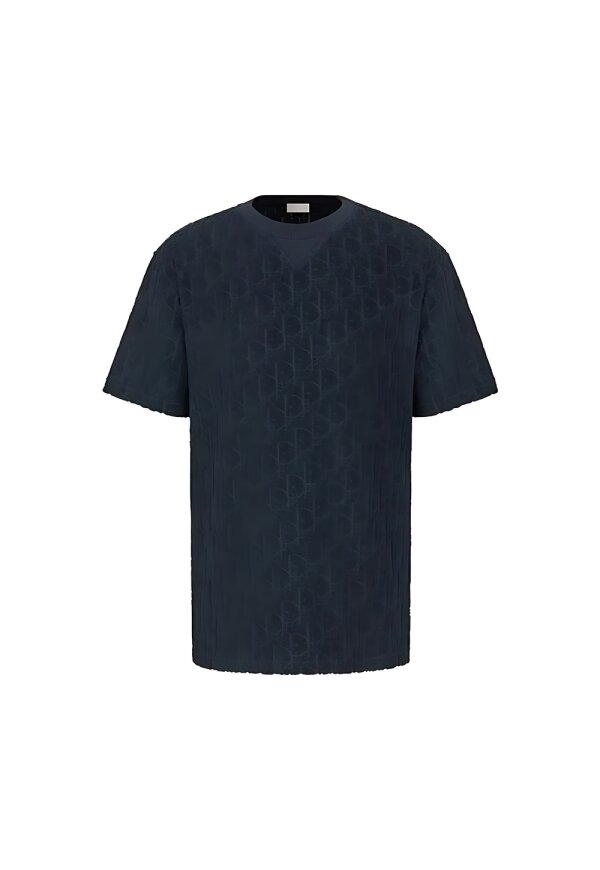 Dior Oblique T-Shirt Blau Herren