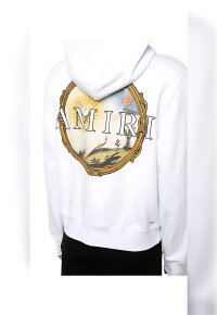 AMIRI Baumwoll Pullover Schwarz Herren