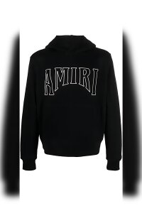 AMIRI Logo Print Pullover Schwarz Herren