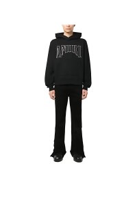 AMIRI Logo Print Pullover Schwarz Herren