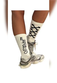 OFF-WHITE Socken Weiß Unisex Fits Sizes 38-45