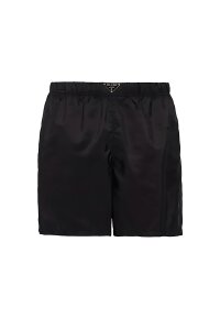PRADA Nylon Badehose Schwarz Herren