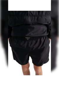 PRADA Nylon Badehose Schwarz Herren