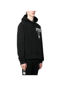 AMIRI Hoodie mit Logo Print Weiß Herren