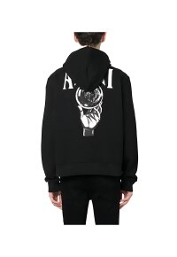 AMIRI Hoodie mit Logo Print Weiß Herren