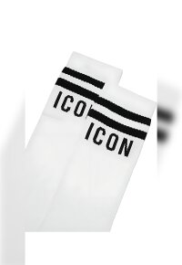 Dsquared2 ICON Socken Weiß Größe 38 - 45