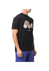 Palm Angels Bear Print T-Shirt Schwarz Herren