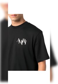 AMIRI Logo Print T-Shirt Schwarz Herren