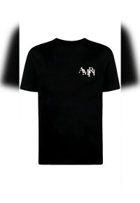 AMIRI Logo Print T-Shirt Schwarz Herren