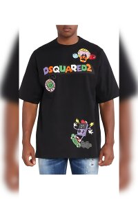 Dsquared2 Skater T-Shirt Schwarz Herren
