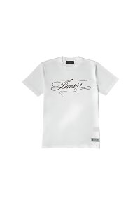 AMIRI Logo Print Stitch T-Shirt Schwarz Herren