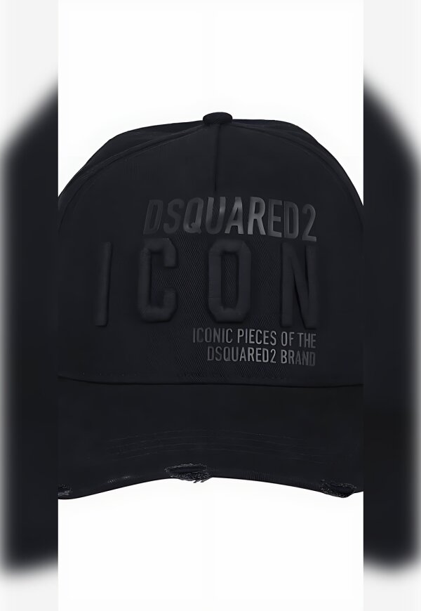 Dsquared2 Embroidered Baseball Cap Schwarz Unisex