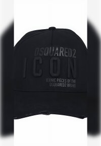 Dsquared2 Embroidered Baseball Cap Schwarz Unisex