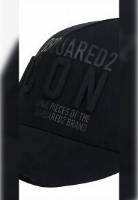 Dsquared2 Embroidered Baseball Cap Schwarz Unisex