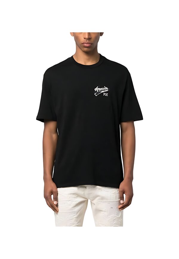 AMIRI 22 Logo Print T-Shirt Schwarz Herren