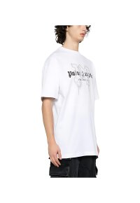 Palm Angels Los Angeles Monogram Print T-Shirt Weiß Herren