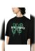 Palm Angels Milano Monogram Print T-Shirt Schwarz Herren