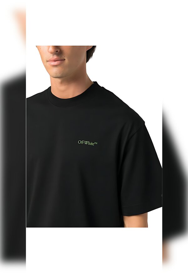 Off-White Logo T-Shirt Schwarz Herren